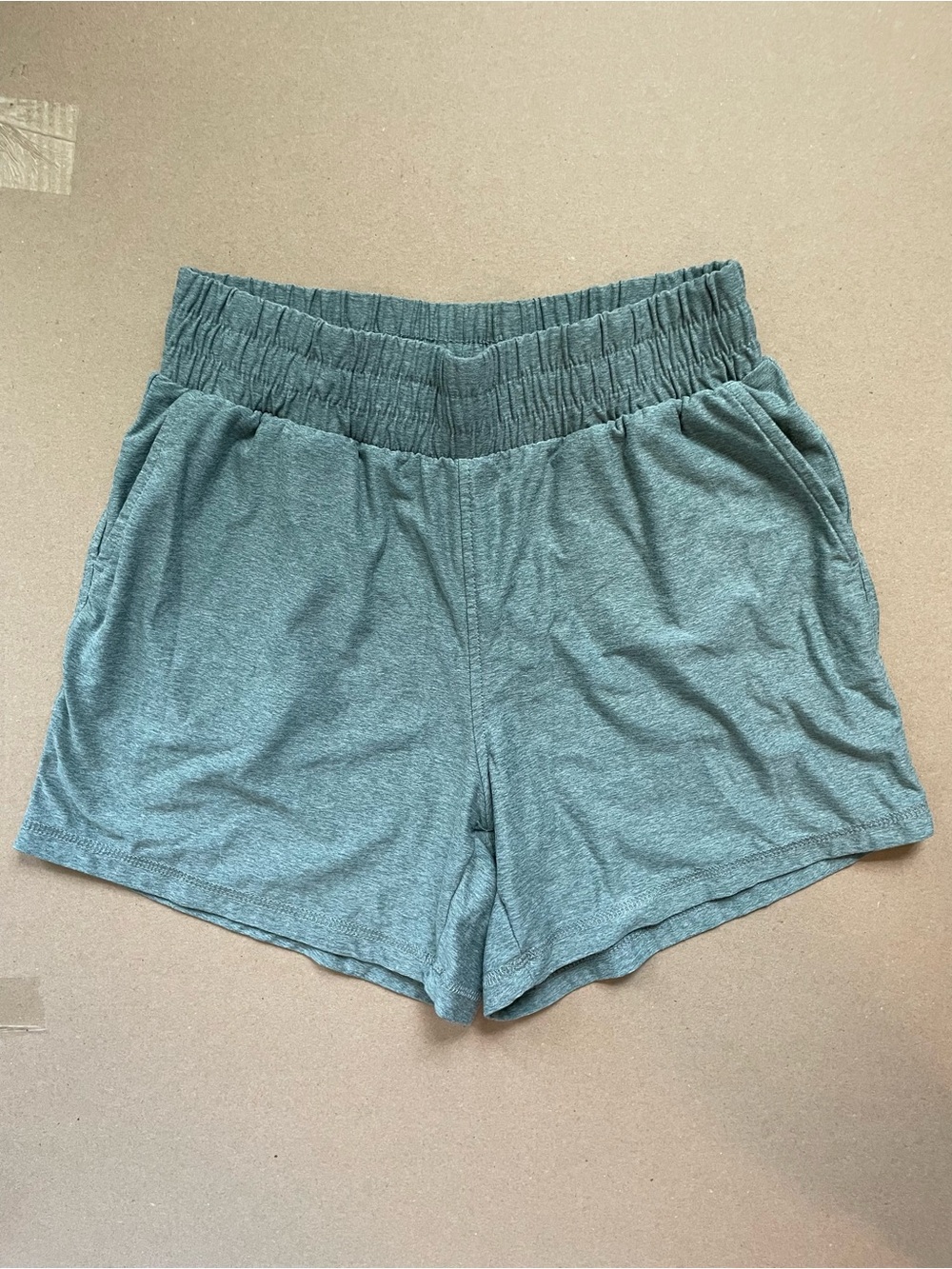 Women's Elastic-Waist Lounge Shorts - Seafoam Green